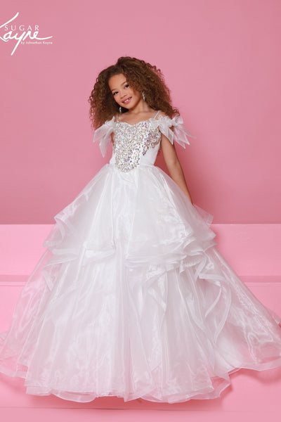 Sugar Kayne Girls Pageant Dress | Sparkle Ball Gown Couture