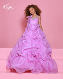 Sugar Kayne Girls Pageant Dress | Orchid, Red & White Gown