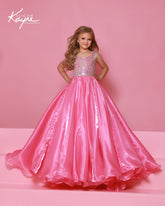 Sugar Kayne Girls Pageant Dress C400 – Bubblegum , Cherry & White
