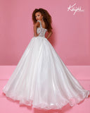 Sugar Kayne Girls Pageant Dress C400 – Bubblegum , Cherry & White