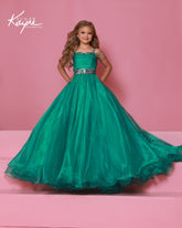Sugar Kayne Girls Pageant Ballgown | Luxury Sparkle Dress