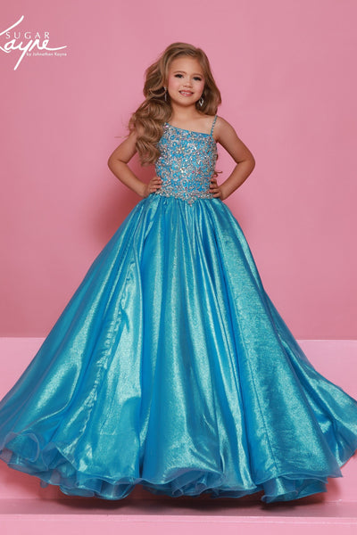 Sugar Kayne Girls Pageant Dress | Sparkle Ball Gown Couture