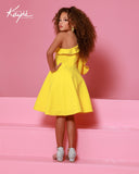 Sugar Kayne Girls Pageant Interview Dress | One-Shoulder Style