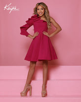 Sugar Kayne Girls Pageant Interview Dress | One-Shoulder Style