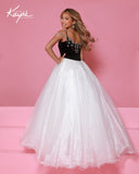Sugar Kayne Girls Pageant Dress – Beaded Bodice Ballgown