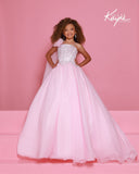Sugar Kayne Girls Pageant Dress Crystal Ball Gown