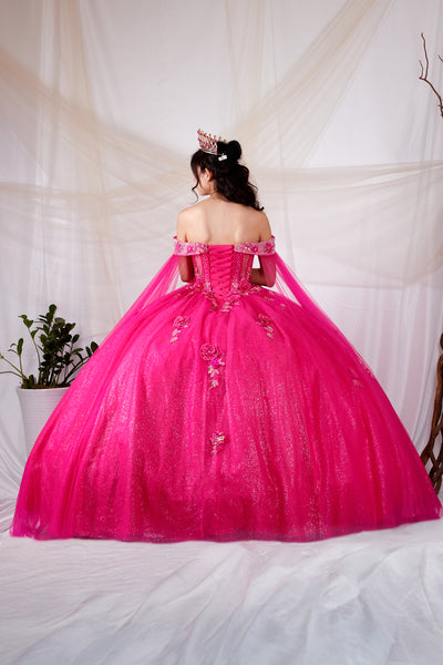Maritza Hot Pink Quinceañera Dress – Princess Collection