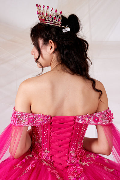 Maritza Hot Pink Quinceañera Dress – Princess Collection