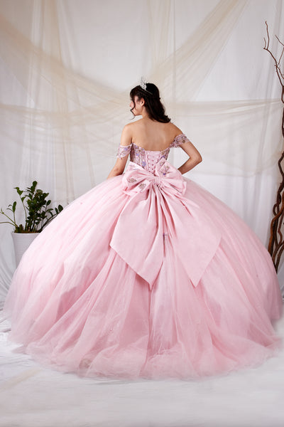 Alessandra Bloom Pink Princess Ball Gown | Quinceañera Dress
