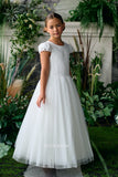 Teter Warm Couture Captivating Flower Girl Communion Lace Tulle Dress