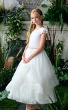 Teter Warm Couture Girls Lace Tulle Communion Special Occasion Dress