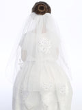 Evie Kids First Communion Veil – Two-Tier Lace Veil