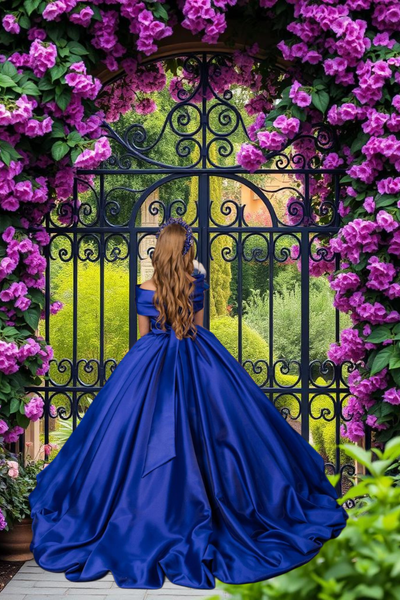 Amarielle Royal Blue Gown | Fashion Couture