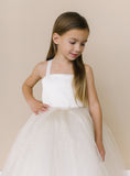 Girls First Communion Tulle Dress | Flower Girl Dress By Amalee Couture