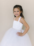 Girls First Communion Tulle Dress | Flower Girl Dress By Amalee Couture