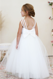 Gorgeous Amalee Couture Tulle Flower Girl Communion Floor Length Dress