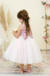 Amalee Couture Beautiful Flower Girl Tulle Dress