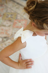 Amalee Couture Wedding Flower Girl Special Occasion Tea Length Dress