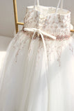 Girls’ Sparkling Tulle Ball Gown – Elegant Dress for Communion & Special Events