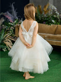 Zariah Tulle Tiered Dress – Communion & Pageant Dress