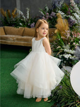 Zariah Tulle Tiered Dress – Communion & Pageant Dress