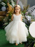 Zariah Tulle Tiered Dress – Communion & Pageant Dress