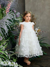 Lilliana White 3D Floral Dress – Communion & Special Event