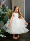 Teter Warm Couture Special Occasion Lace Tulle Flower Girl Dress