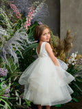 Teter Warm Couture Special Occasion Lace Tulle Flower Girl Dress
