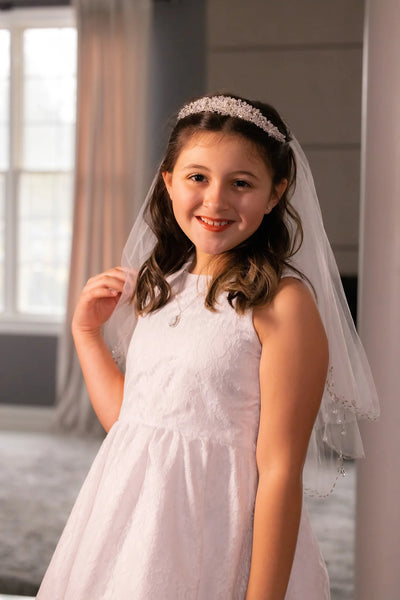Italian Swarovski Crystal First Communion Tiara