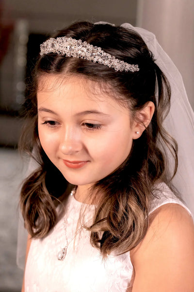 Italian Swarovski Crystal First Communion Tiara