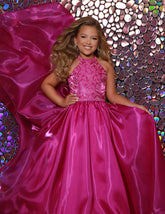 2Cute Kate Parker Girls Pageant Dress – Magenta & Royal Gown