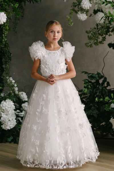 Communion Flower Girl Party Lace Dress - Teter Warm Couture