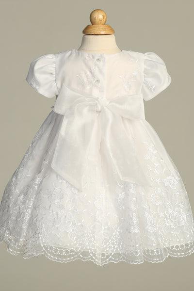 Celestia Lace Christening Gown – Baptism & Special Occasion Dress