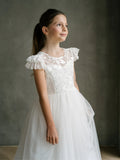 Adeline Teter Warm Couture Lace Communion Dress