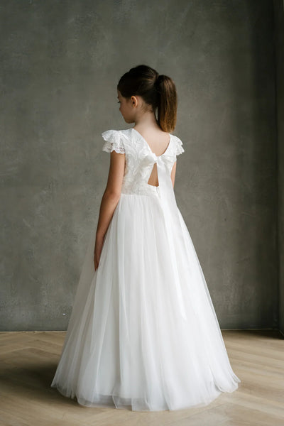 Adeline Teter Warm Couture Lace Communion Dress