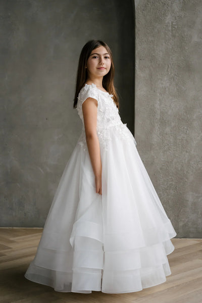 Maribel | Teter Warm Couture Tiered Communion Dress