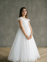 Adelise Grace Teter Warm Communion Dress | Lace & Tulle