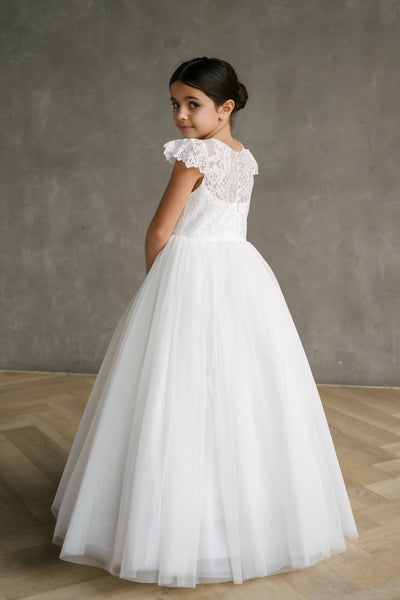 Gisele Lace Communion Dress | Teter Warm Couture