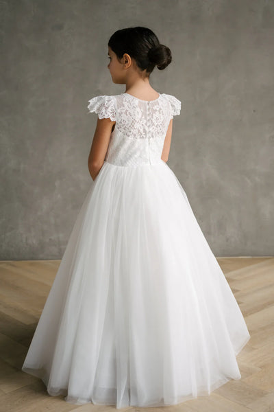 Gisele Lace Communion Dress | Teter Warm Couture