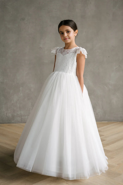 Gisele Lace Communion Dress | Teter Warm Couture