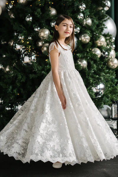Luciana Teter Warm Couture Lace Communion Dress
