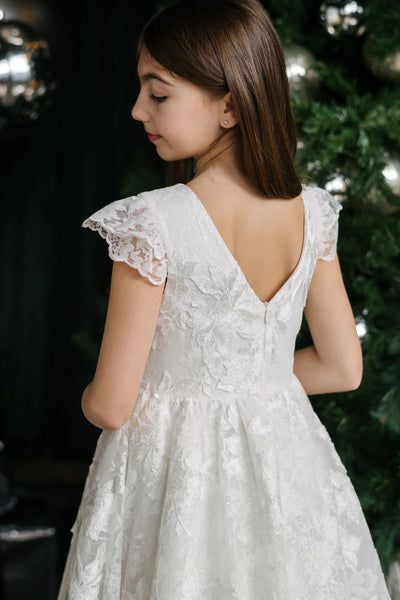 Luciana Teter Warm Couture Lace Communion Dress