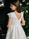 Luciana Teter Warm Couture Lace Communion Dress