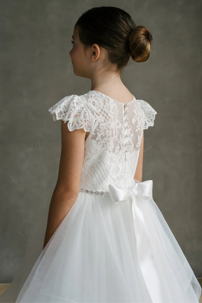 Caterina Lace Communion Dress | Teter Warm Couture