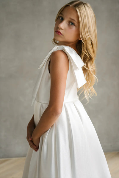 Teter Warm Couture Girls Communion Satin Special Occasion Dress