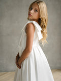 Teter Warm Couture Girls Communion Satin Special Occasion Dress