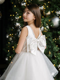 Girls Satin Tulle Communion Dress | Teter Warm Couture