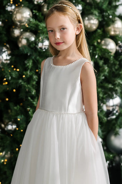Adeline Pearl Teter Warm Couture Communion Dress