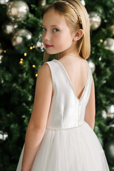 Adeline Pearl Teter Warm Couture Communion Dress